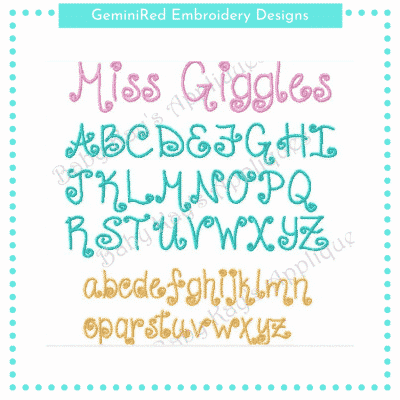 Miss Giggles Font {Four Sizes}