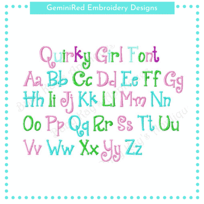 Quirky Girl Font {Five Sizes}