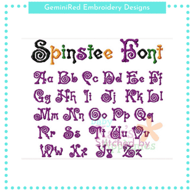 Spinstee Font {Four Sizes}