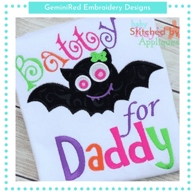 Batty for Daddy Girl {Four Sizes}