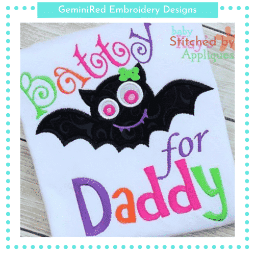 Batty for Daddy Girl {Four Sizes}