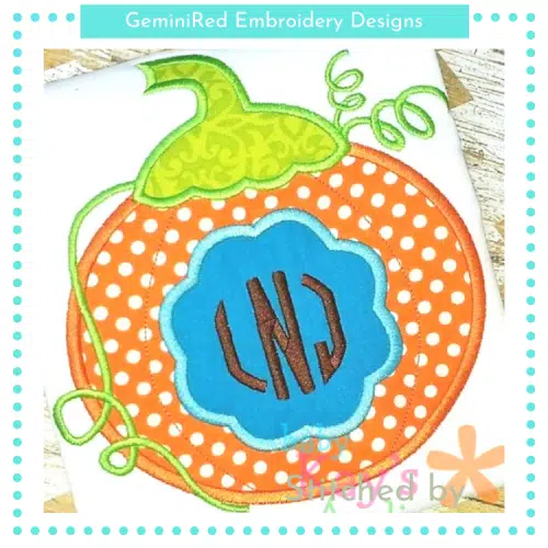 Monogram Pumpkin {Four Sizes}