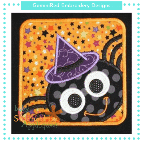 Witchy Spider Patch {Four Sizes}