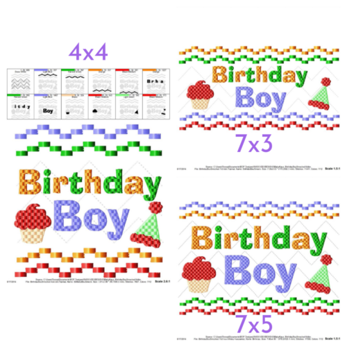 Birthday Boy Faux Smock {Three Sizes}
