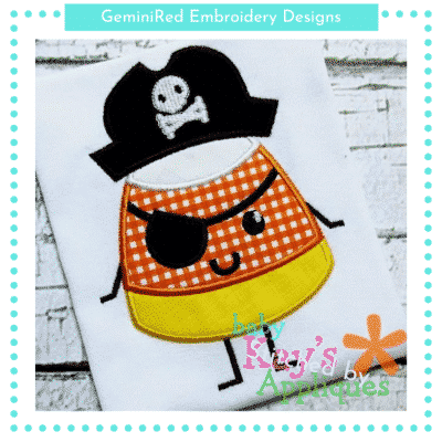 Candy Corn Pirate {Four Sizes}