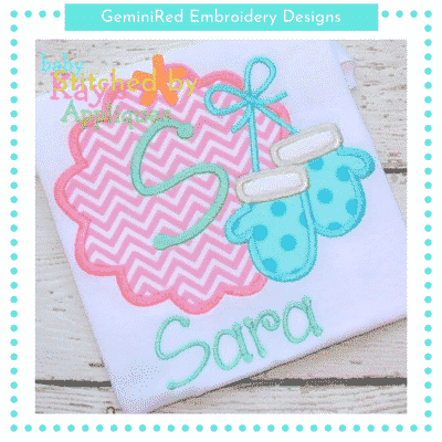 Mittens Patch {Four Sizes}