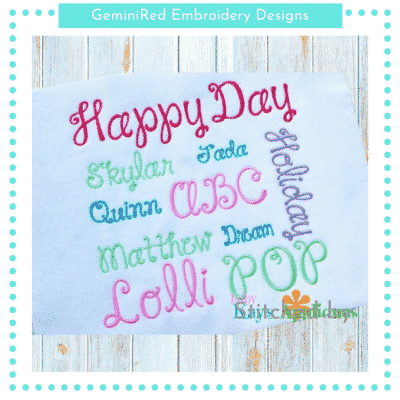 Happy Day Font {Four Sizes}