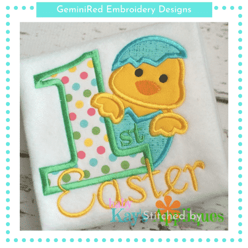 1st Easter Chick Boy {Four Sizes}