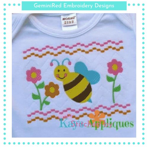 Bee Faux Smock {Three Sizes}