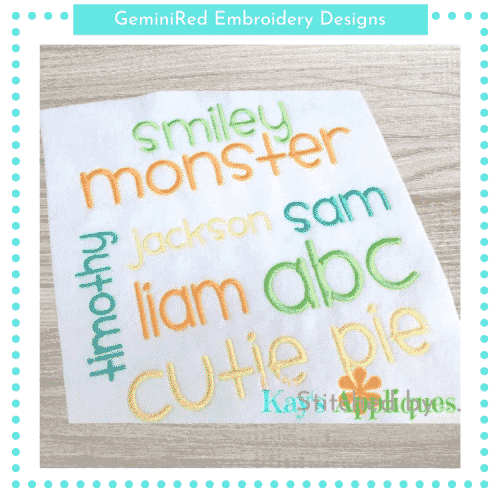 Smiley Monster Font {Four Sizes}