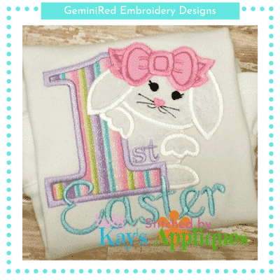 Bunny 1st Easter {Four Sizes}