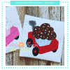 Cupcake in a Wagon {Four Sizes}
