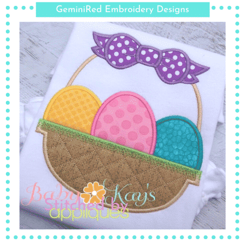 Easter Egg Basket {Four Sizes}
