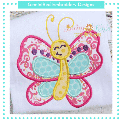 Spring Butterfly Open Wings {Four Sizes}