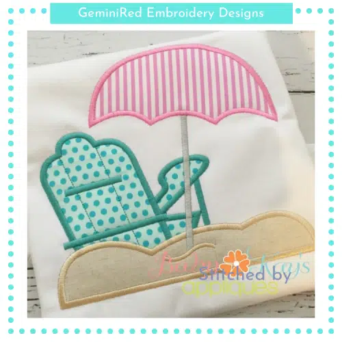 Beach Chair Scene {Four Sizes}