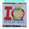 I Heart Apple 3rd Grade {Four Sizes}
