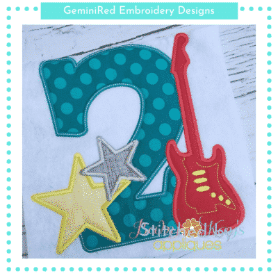 Rock Star Numbers {Four Sizes}