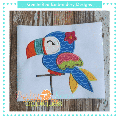 Toucan Appliqué {Four Sizes}