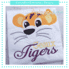 Tiger Face {Four Sizes}