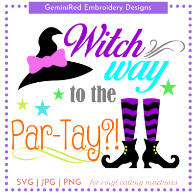 CUT FILE - Witch Way to the Par-Tay?!
