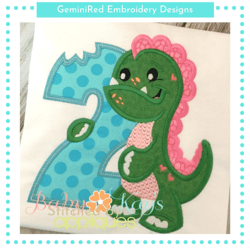 Dino Numbers Set {Four Sizes}