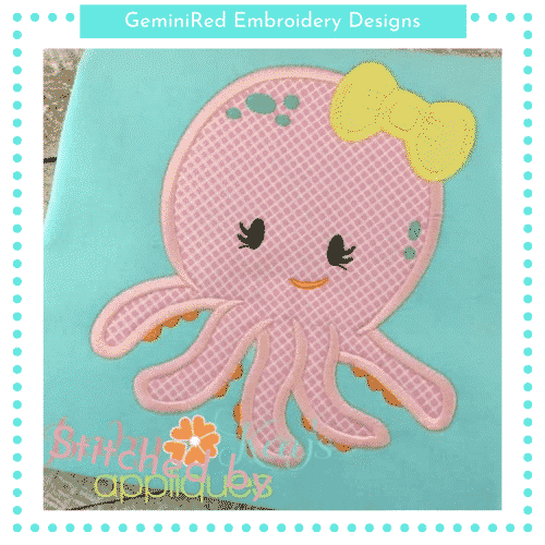 Sweet Octopus Girl {Four Sizes}