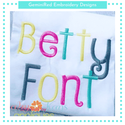 Betty Font {Five Sizes}