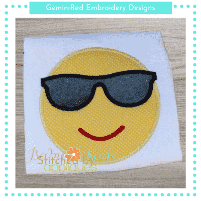Cool Sunglasses Emoji {Four Sizes}