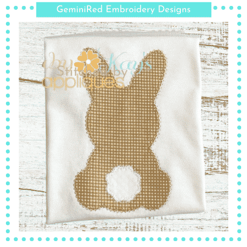 Bunny Back Silhouette {Four Sizes}