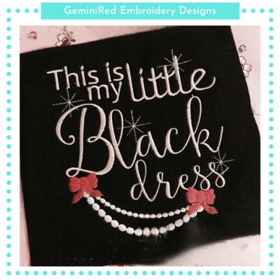 This Is My Little Black Dress {Four Sizes}