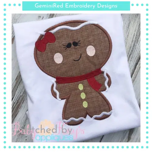 Big Head Gingerbread Girl {Four Sizes}