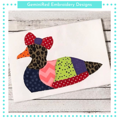 Duck Girl Patchwork {Four Sizes}