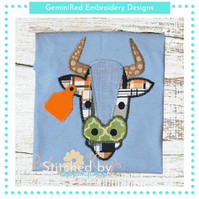 Bull Patchwork {Four Sizes}