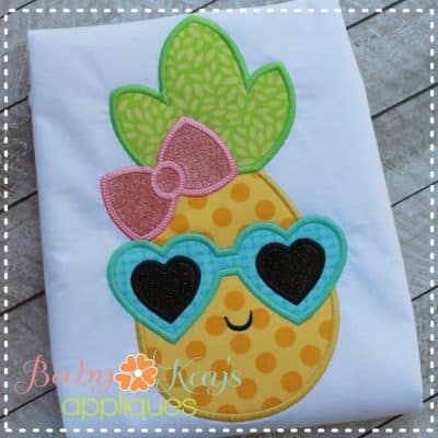 Pineapple Girl with Glasses {Four Sizes}