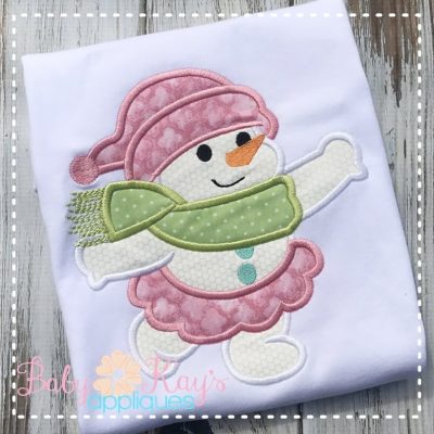 Dancing Snow Girl {Four Sizes}