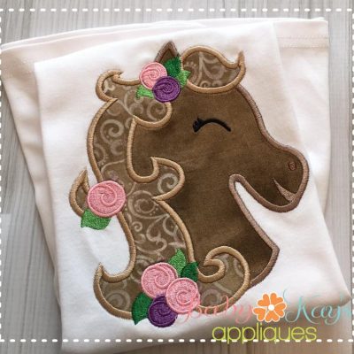Horse with Flowers in Hair {Four Sizes}