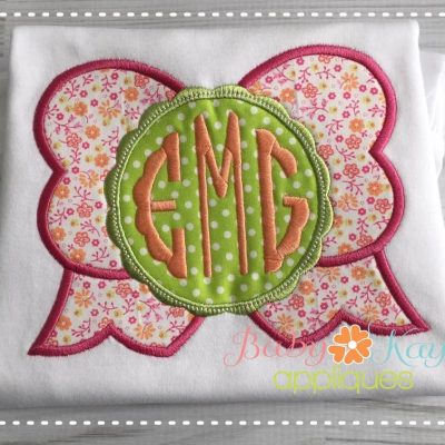 Monogram Bow {Four Sizes}