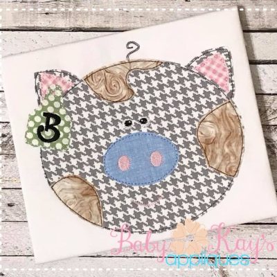 Patchwork Pig {Four Sizes}