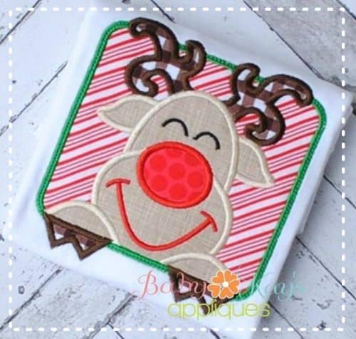 Reindeer in Frame {Four Sizes}