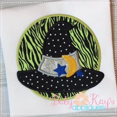 Framed Witch Hat with Moon {Four Sizes}
