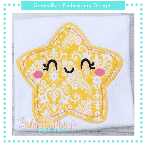 Happy Star Design {Four Sizes}