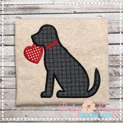 Dog with Heart {Four Sizes}