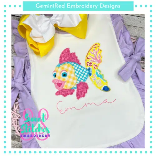 Fancy Goldfish Girl {Four Sizes}