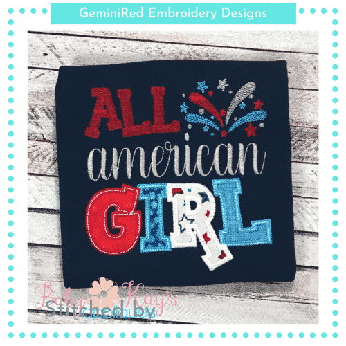 All American Girl {Four Sizes}