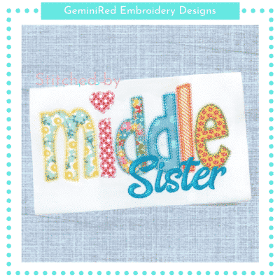 Middle Sister {Four Sizes}