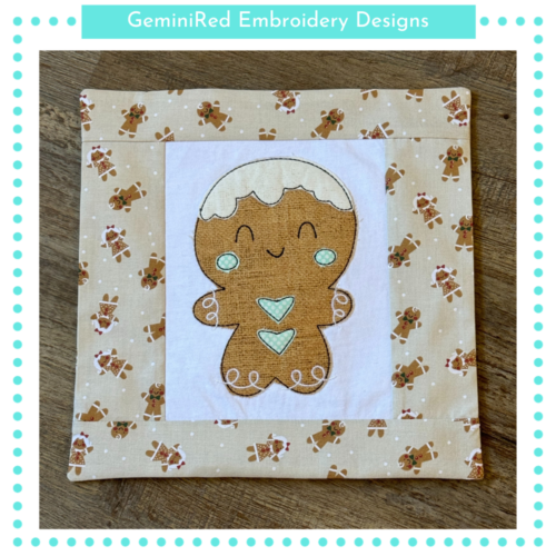 Gingerbread Boy Cutie {Four Sizes}
