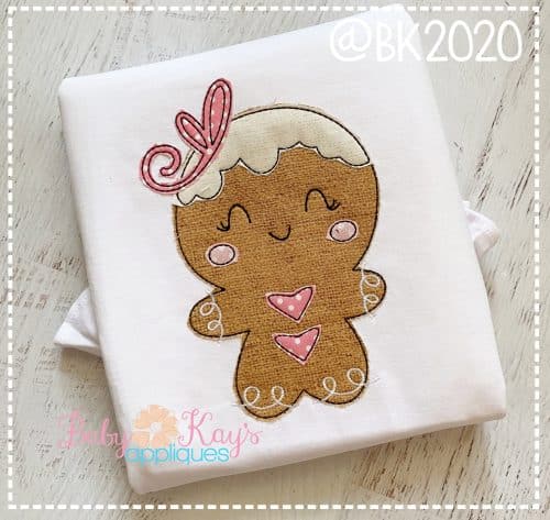 Gingerbread Girl Cutie {Four Sizes}