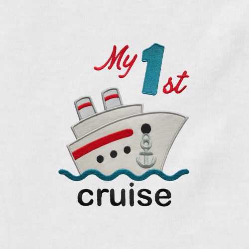 1st Cruise Appliqué {Four Sizes}
