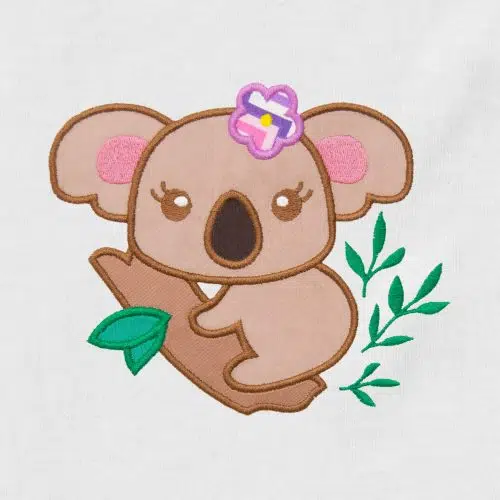 Cute Koala Appliqué {Four Sizes}