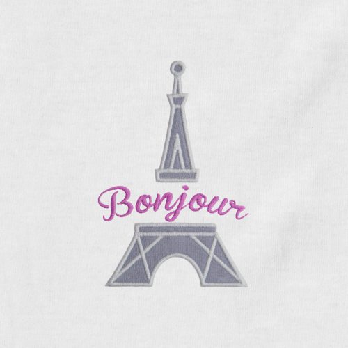 Eiffel Tower Paris Appliqué {Four Sizes}